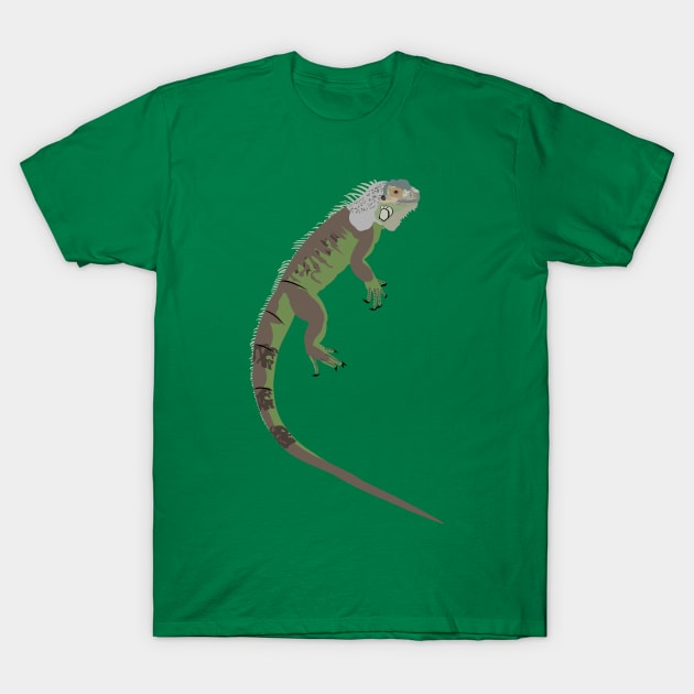 Green Iguana T-Shirt by stargatedalek